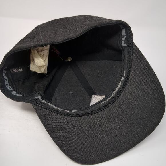 Volcom Stone Logo Fitted Hat Black Medium Embroidered Flexfit Outdoor - Picture 7 of 10